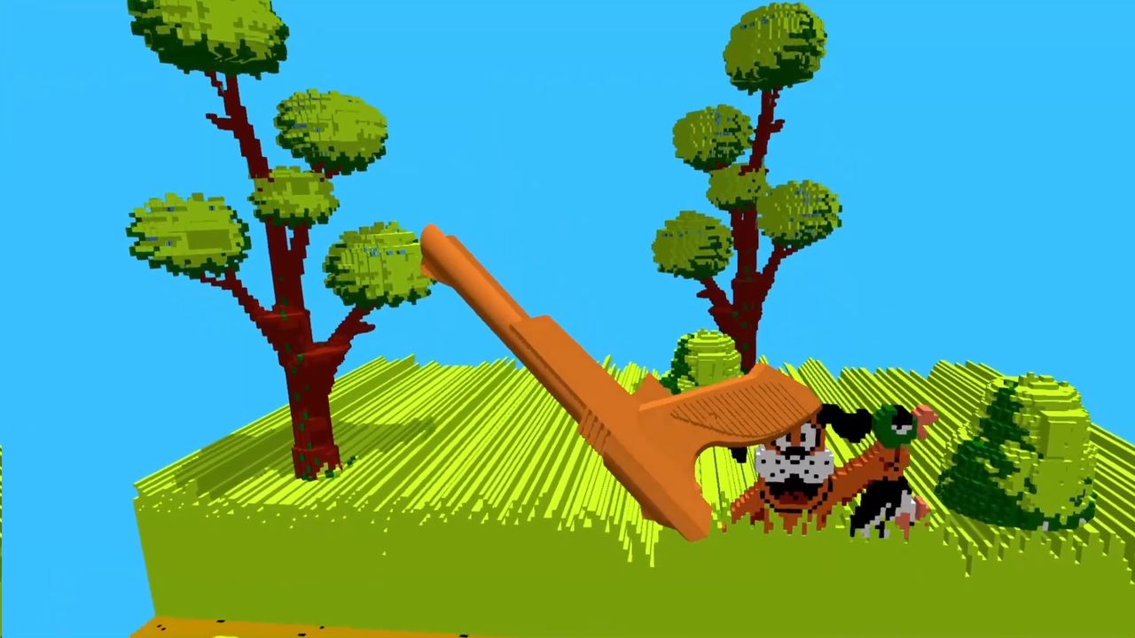 Duck Hunt in 3dSen — motion-controller aim in VR