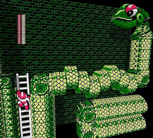 Mega Man 3 rendered as a 3D voxel diorama in 3dSen