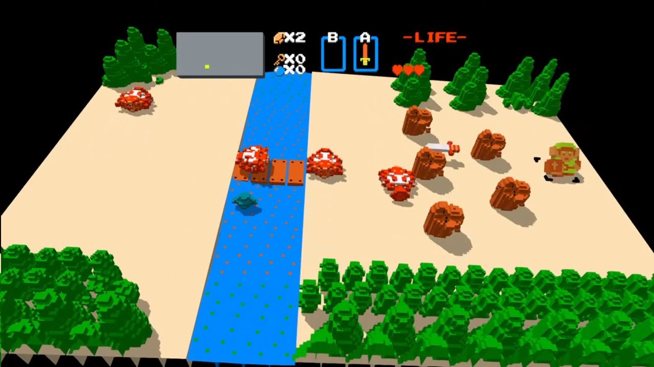 The Legend of Zelda in 3dSen
