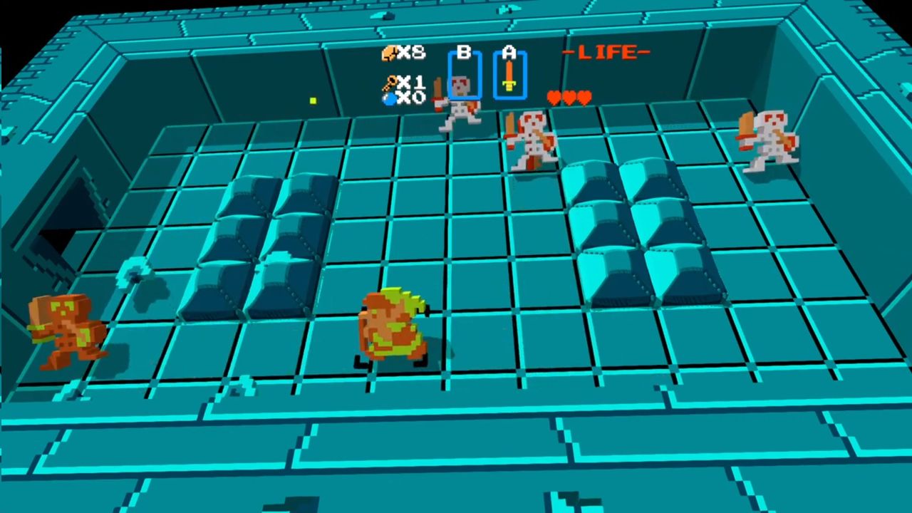 The Legend of Zelda in 3dSen — dungeon interior