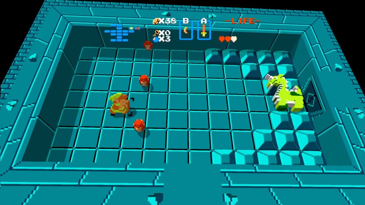 The Legend of Zelda in 3dSen — Link with sword